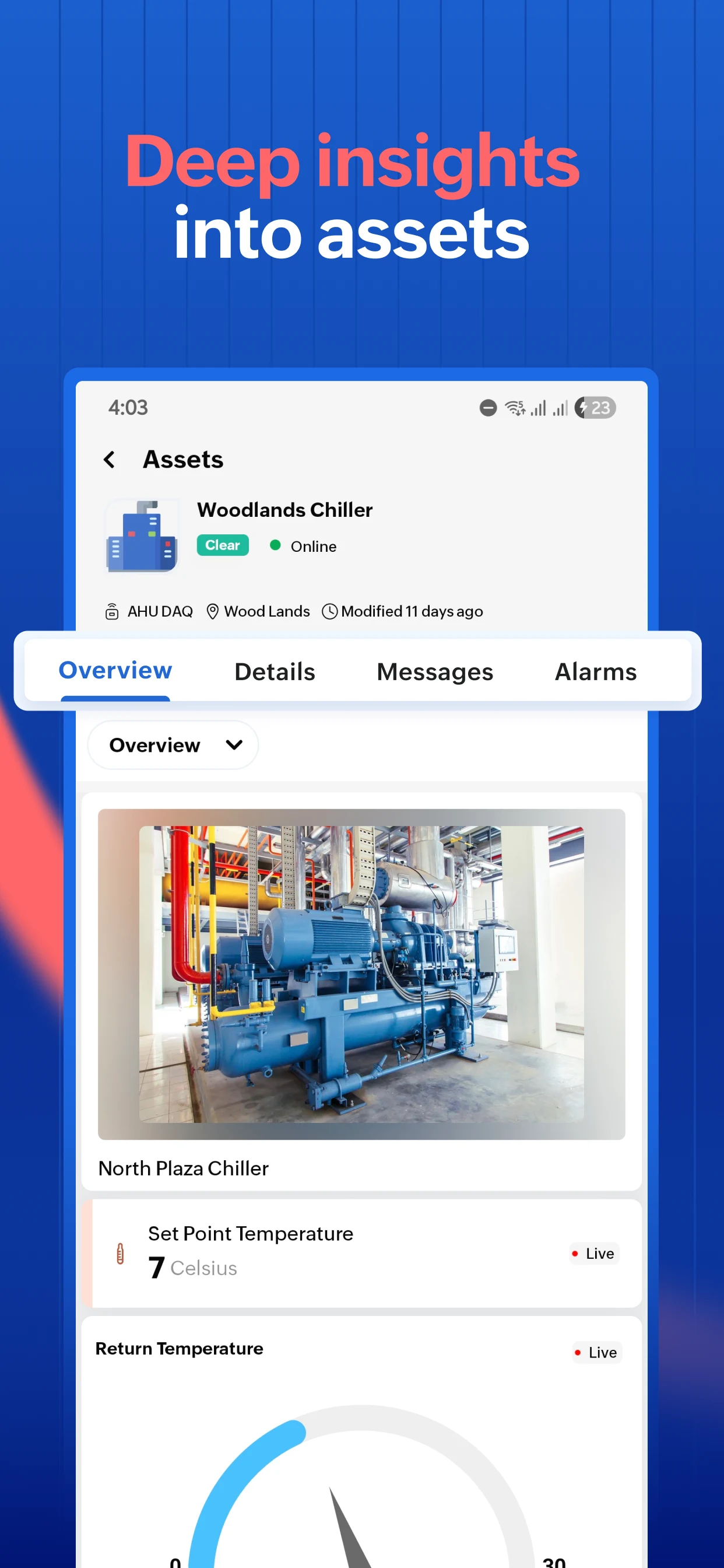 Zoho IoT - Customer Portal screenshot